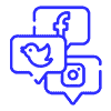 icon vp webdesign hosting midias sociais azul